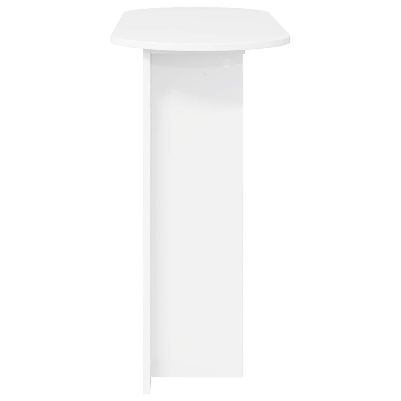 Konsola Biały 100 x 39,5 x 75 cm Drewno inżynieryjne