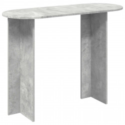 Konsola Betonowy szary 100 x 39,5 x 75 cm Drewno inżynieryjne