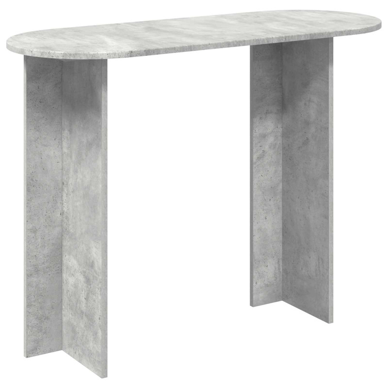 Konsola Betonowy szary 100 x 39,5 x 75 cm Drewno inżynieryjne