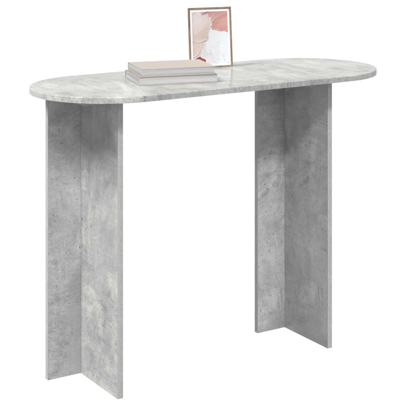 Konsola Betonowy szary 100 x 39,5 x 75 cm Drewno inżynieryjne