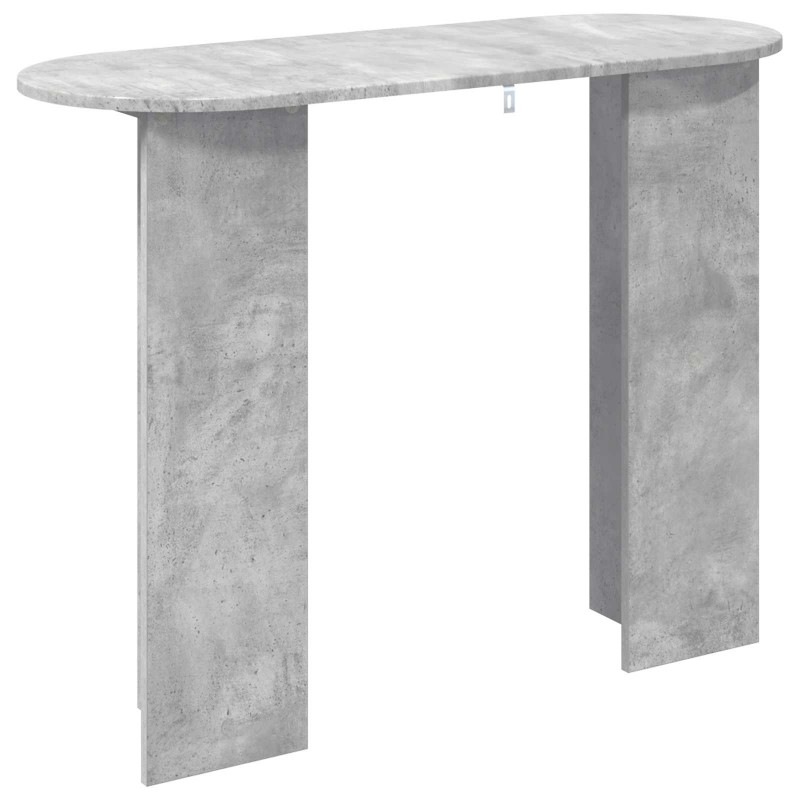 Konsola Betonowy szary 100 x 39,5 x 75 cm Drewno inżynieryjne