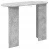 Konsola Betonowy szary 100 x 39,5 x 75 cm Drewno inżynieryjne