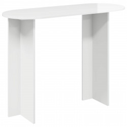 Konsola Biały wysoki połysk 100 x 39,5 x 75 cm