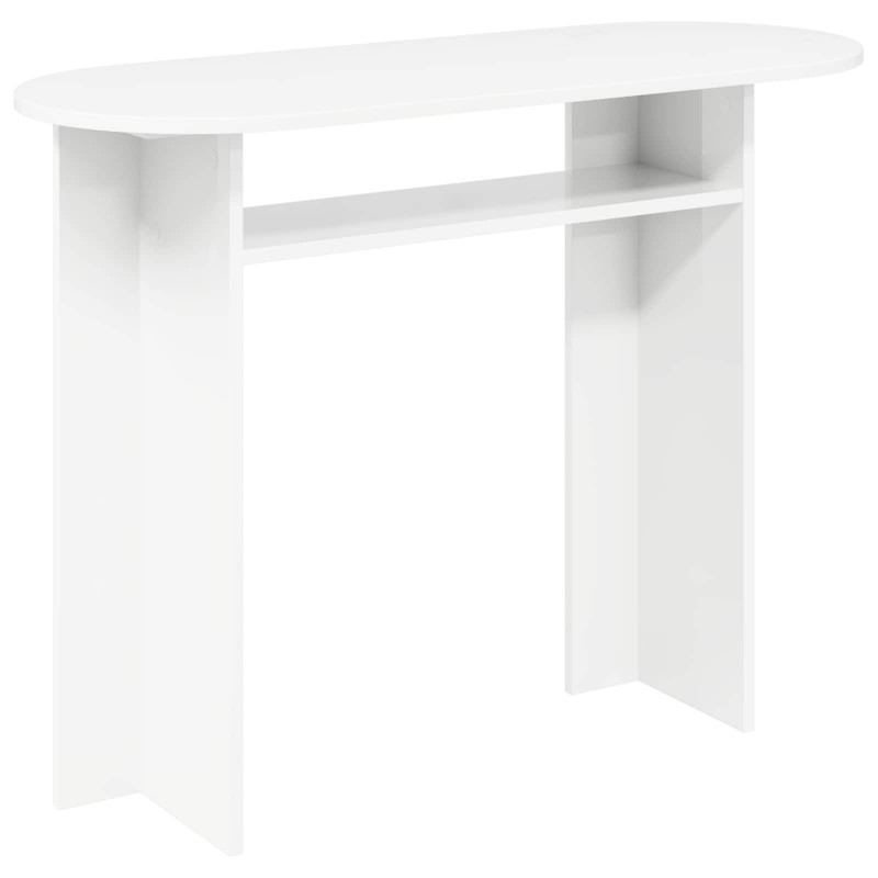 Konsola Biały 100 x 39,5 x 75 cm Drewno inżynieryjne