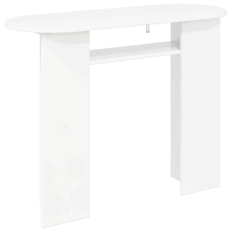 Konsola Biały 100 x 39,5 x 75 cm Drewno inżynieryjne