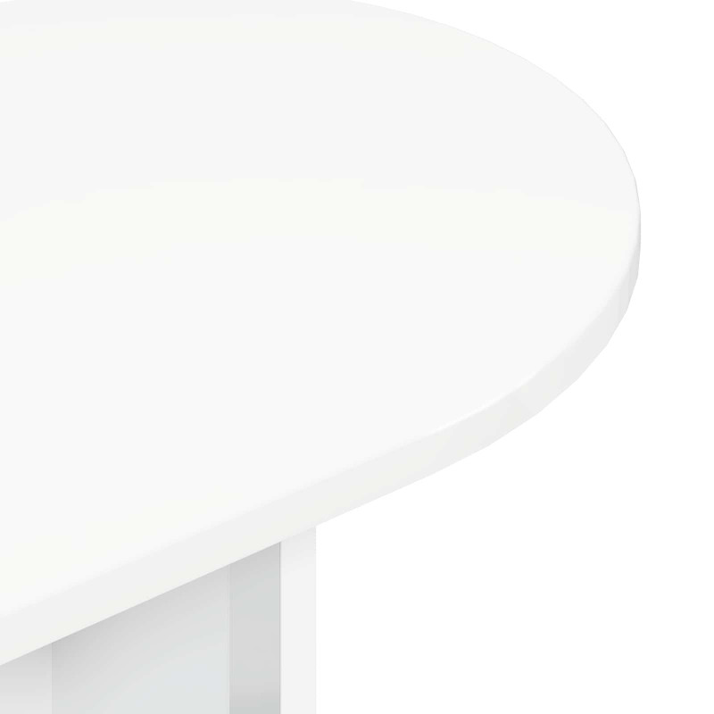 Konsola Biały 100 x 39,5 x 75 cm Drewno inżynieryjne