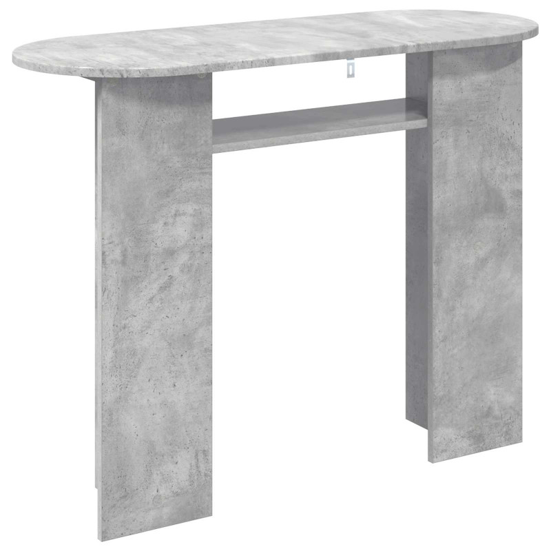 Konsola Betonowy szary 100 x 39,5 x 75 cm Drewno inżynieryjne