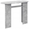 Konsola Betonowy szary 100 x 39,5 x 75 cm Drewno inżynieryjne