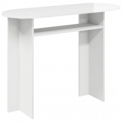 Konsola Biały wysoki połysk 100 x 39,5 x 75 cm