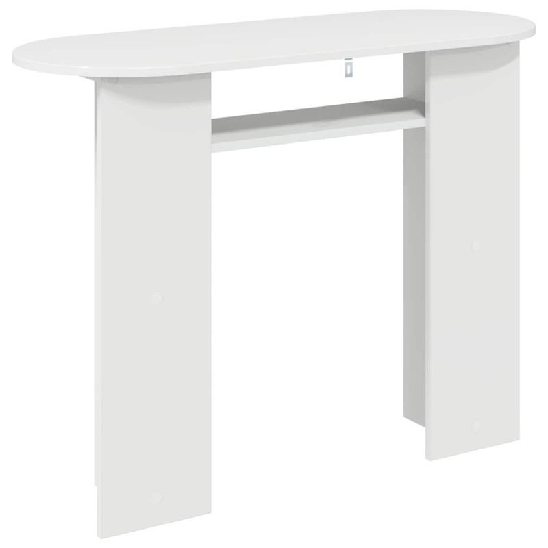 Konsola Biały wysoki połysk 100 x 39,5 x 75 cm