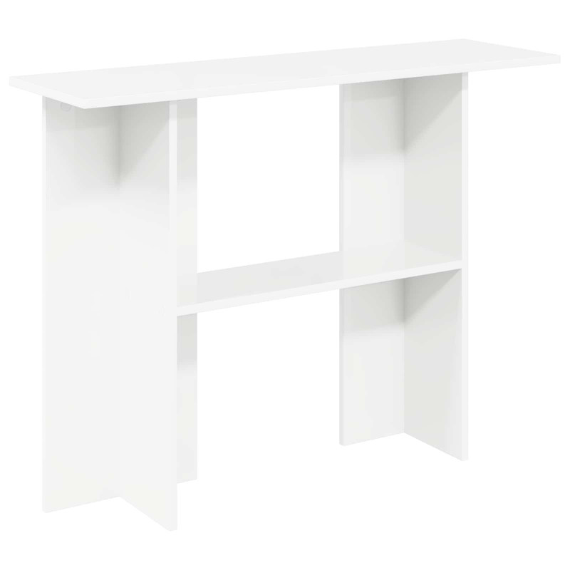 Konsola Biały 100 x 30 x 75 cm Drewno inżynieryjne