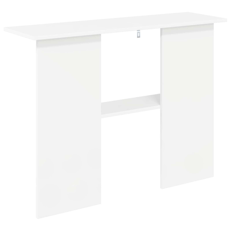 Konsola Biały 100 x 30 x 75 cm Drewno inżynieryjne
