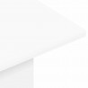 Konsola Biały 100 x 30 x 75 cm Drewno inżynieryjne