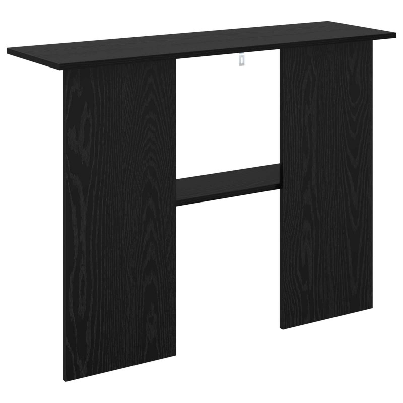 Konsola Czarny dąb 100 x 30 x 75 cm Drewno inżynieryjne