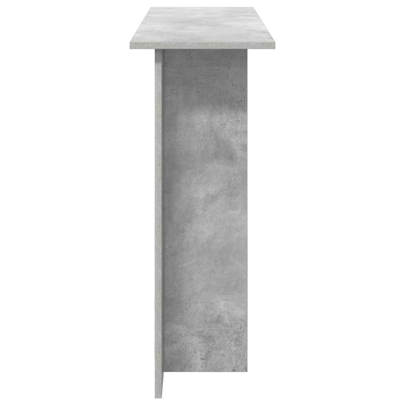 Konsola Betonowy szary 100 x 30 x 75 cm Drewno inżynieryjne