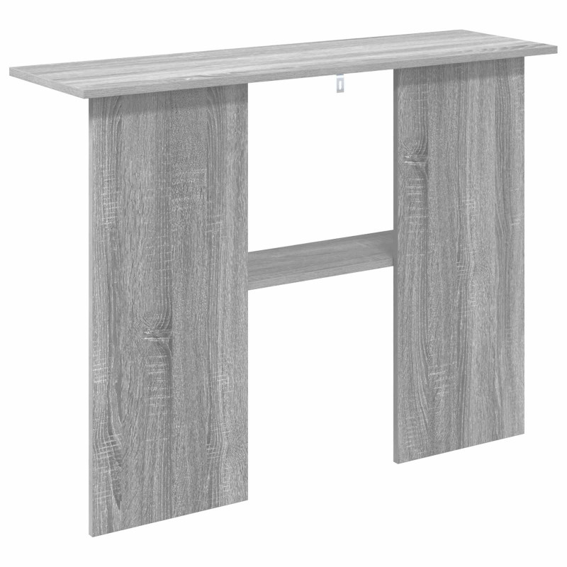 Konsola Szary Sonoma 100 x 30 x 75 cm Drewno inżynieryjne