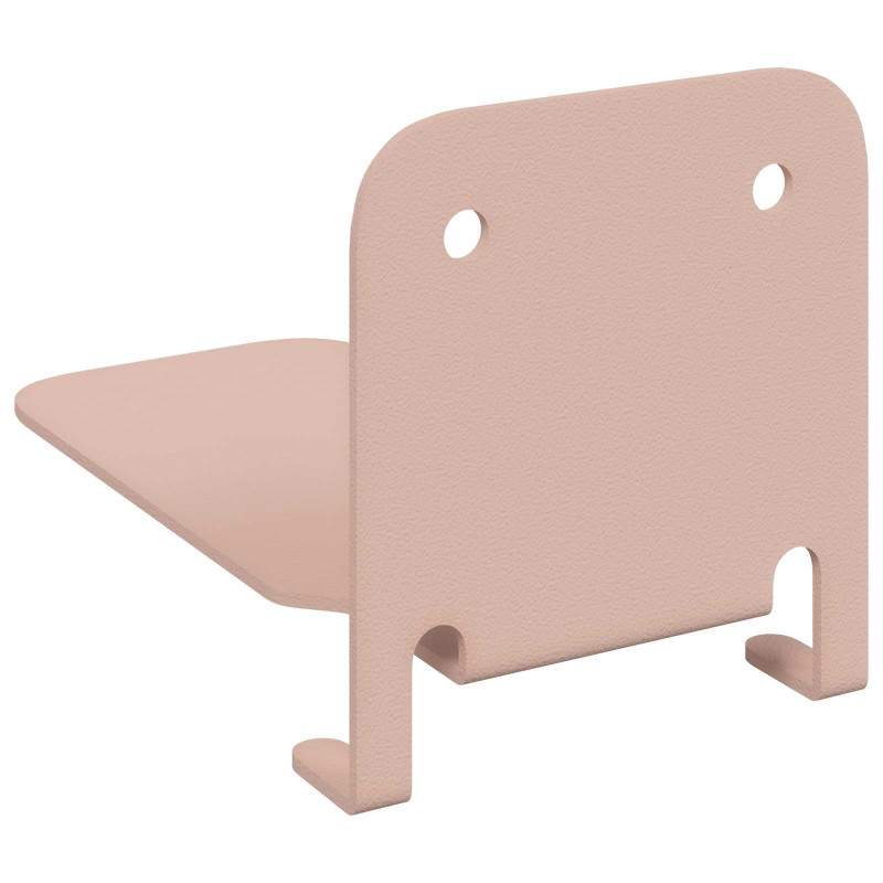 Półka wisząca z półką 4 pcs Różowy 6 x 10,8 x 6,6 cm