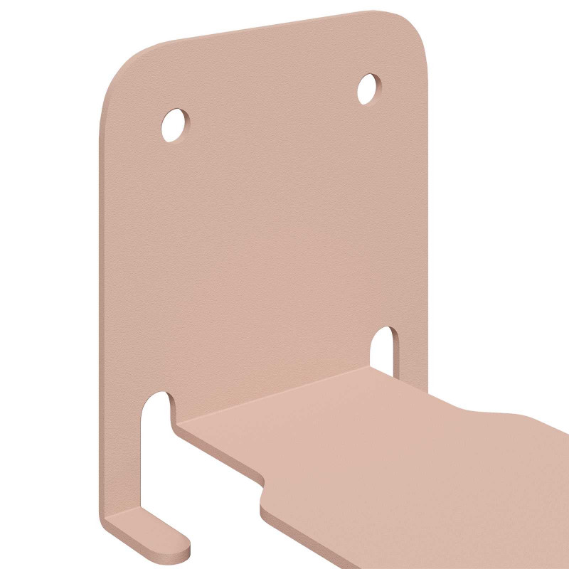 Półka wisząca z półką 4 pcs Różowy 6 x 10,8 x 6,6 cm
