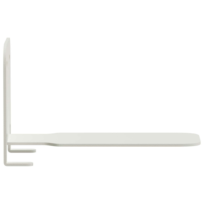 Półka wisząca z półką 4 pcs Biały 6 x 10,8 x 6,6 cm