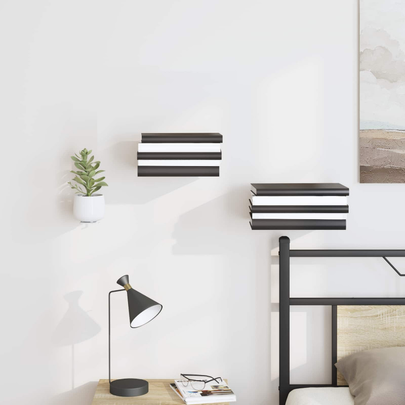 Półka wisząca z półką 8 pcs Biały 6 x 10,8 x 6,6 cm
