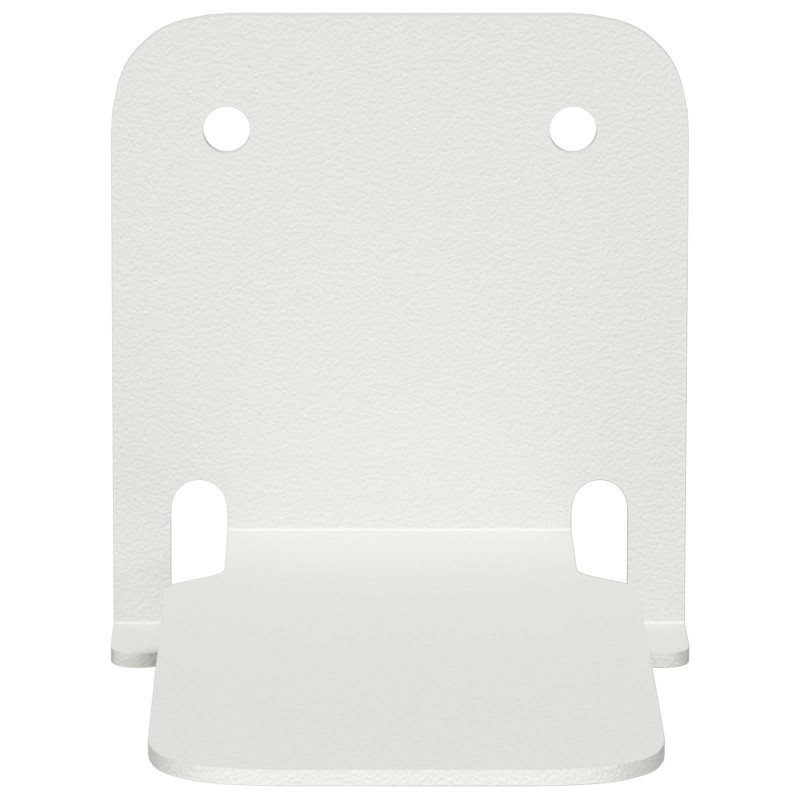 Półka wisząca z półką 8 pcs Biały 6 x 10,8 x 6,6 cm