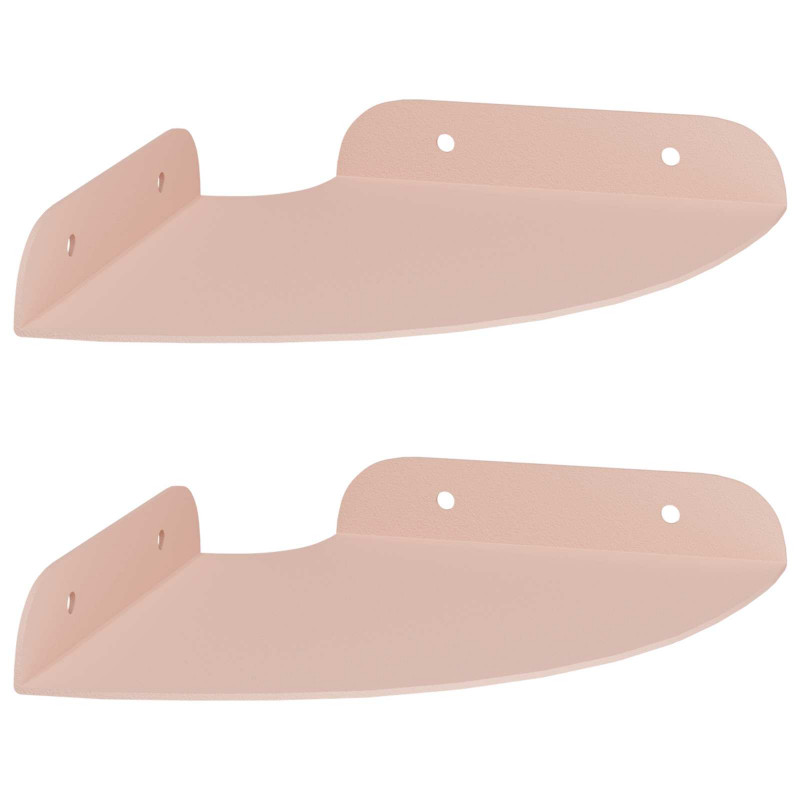 Półka wisząca z półką 2 pcs Różowy 15 x 15 x 2 cm