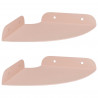 Półka wisząca z półką 2 pcs Różowy 15 x 15 x 2 cm