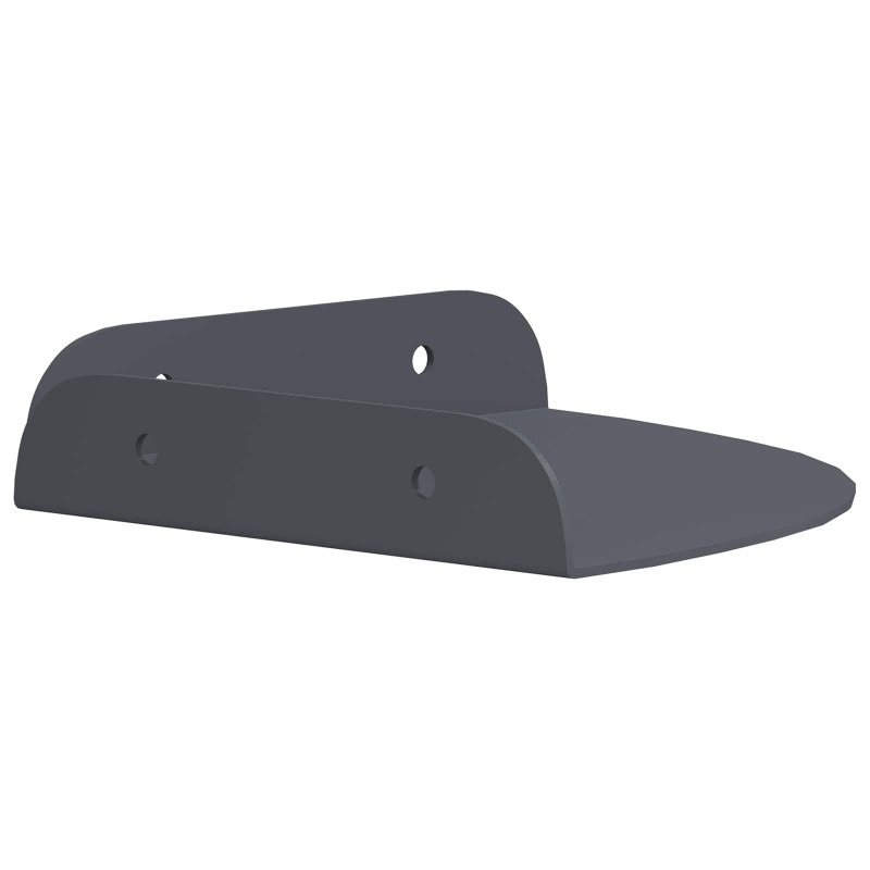 Półka wisząca z półką 2 pcs Antracyt 15 x 15 x 2 cm