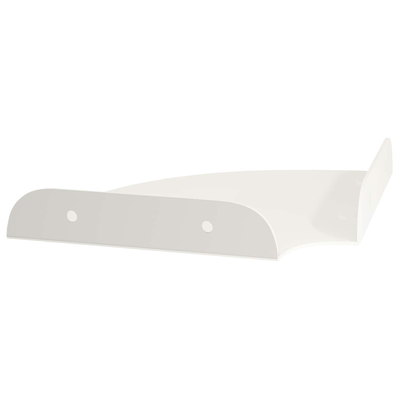 Półka wisząca z półką 2 pcs Biały 15 x 15 x 2 cm