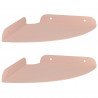 Półka wisząca z półką 2 pcs Różowy 18 x 18 x 2 cm