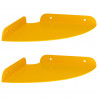 Półka wisząca z półką 2 pcs Musztardowy Żółty 18 x 18 x 2 cm