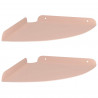 Półka wisząca z półką 2 pcs Różowy 24 x 24 x 2 cm