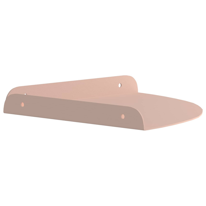 Półka wisząca z półką 2 pcs Różowy 24 x 24 x 2 cm