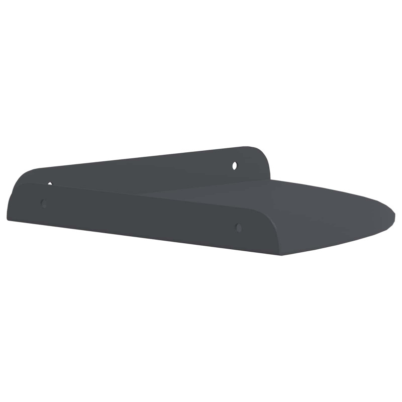 Półka wisząca z półką 2 pcs Antracyt 24 x 24 x 2 cm