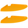 Półka wisząca z półką 2 pcs Musztardowy Żółty 24 x 24 x 2 cm