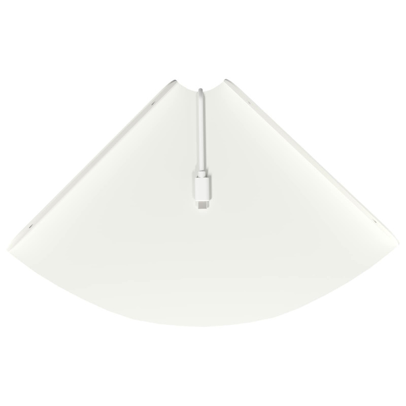 Półka wisząca z półką 2 pcs Biały 24 x 24 x 2 cm