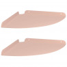 Półka wisząca z półką 2 pcs Różowy 30 x 30 x 2 cm