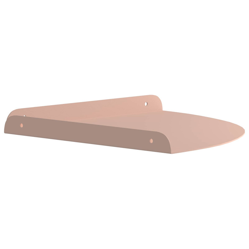 Półka wisząca z półką 2 pcs Różowy 30 x 30 x 2 cm