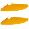Półka wisząca z półką 2 pcs Musztardowy Żółty 30 x 30 x 2 cm