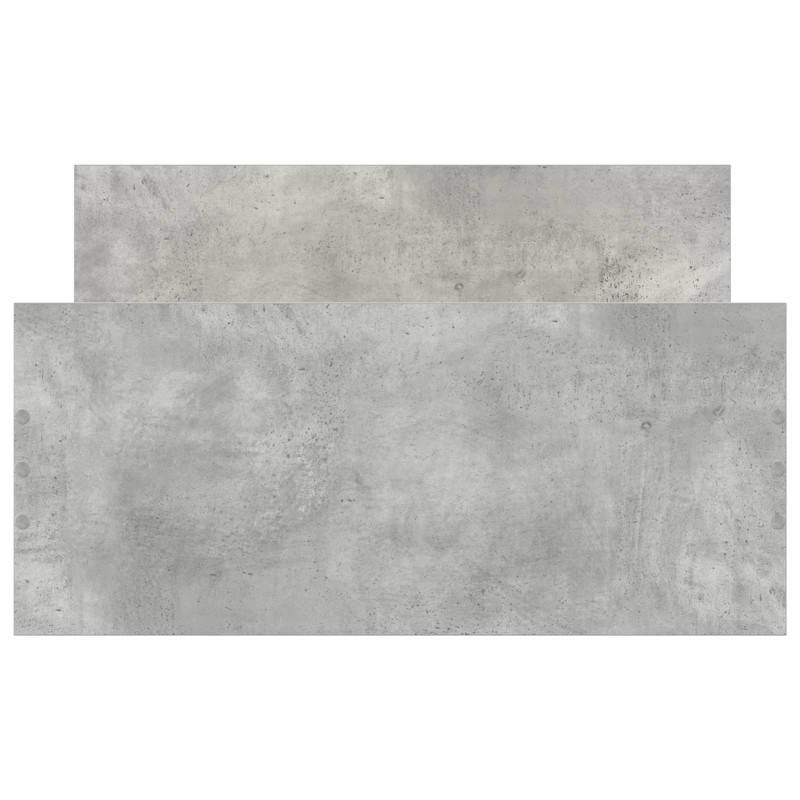 Rama łóżka z wezgłowiem Betonowy szary 80 x 200 cm