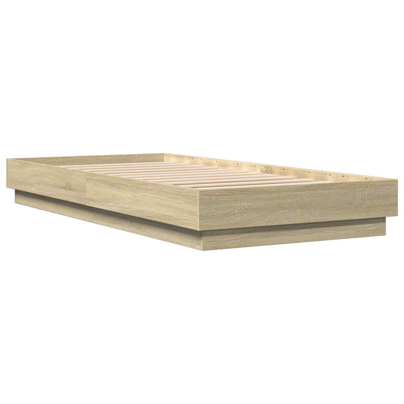 Rama łóżka podłogowego dąb Sonoma 80 x 200 cm