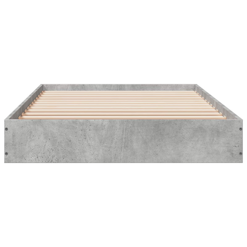 Rama łóżka podłogowego Betonowy szary 80 x 200 cm