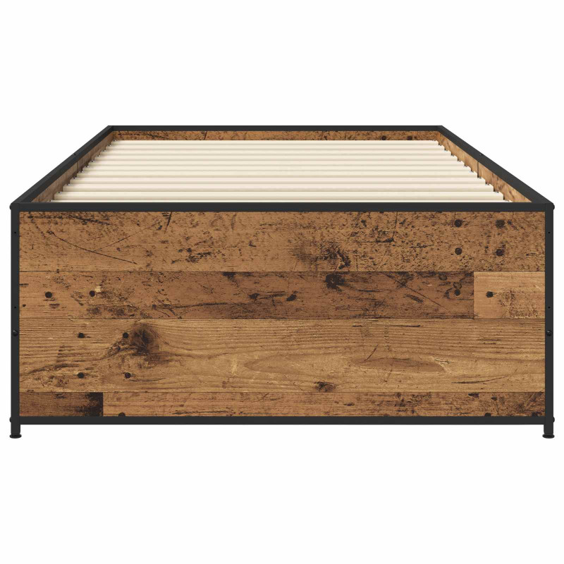Ramka łóżka Stare drewno 80 x 200 cm Drewno inżynieryjne