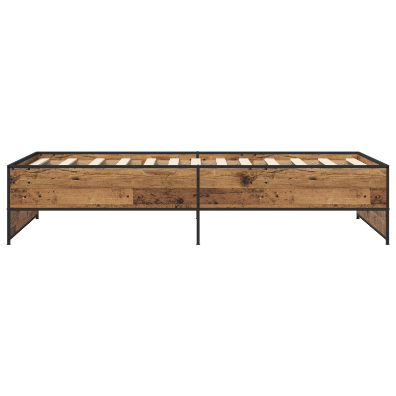 Ramka łóżka Stare drewno 80 x 200 cm Drewno inżynieryjne