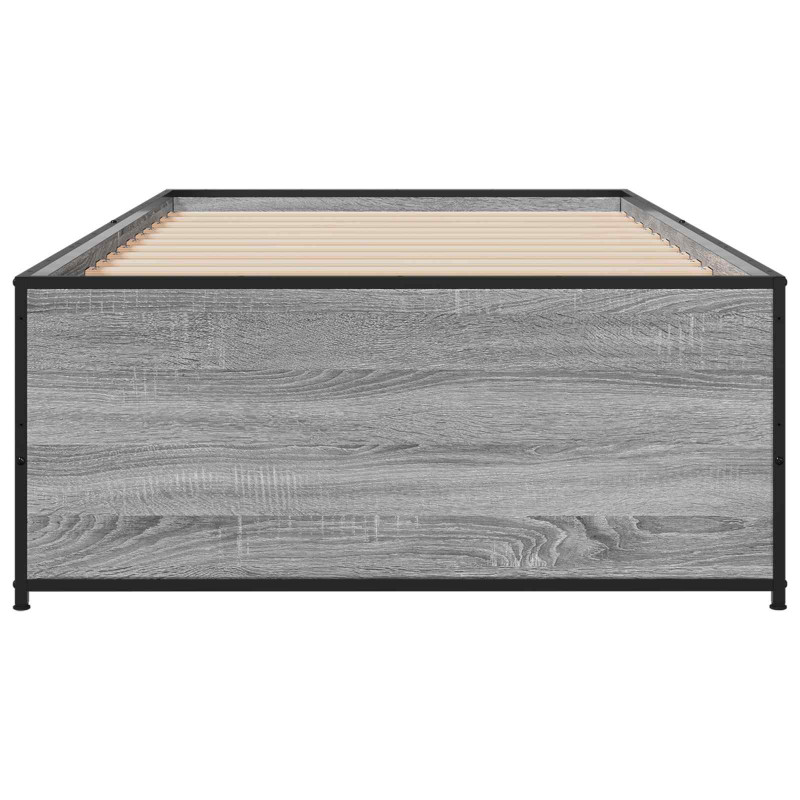 Ramka łóżka Szary Sonoma 80 x 200 cm Drewno inżynieryjne