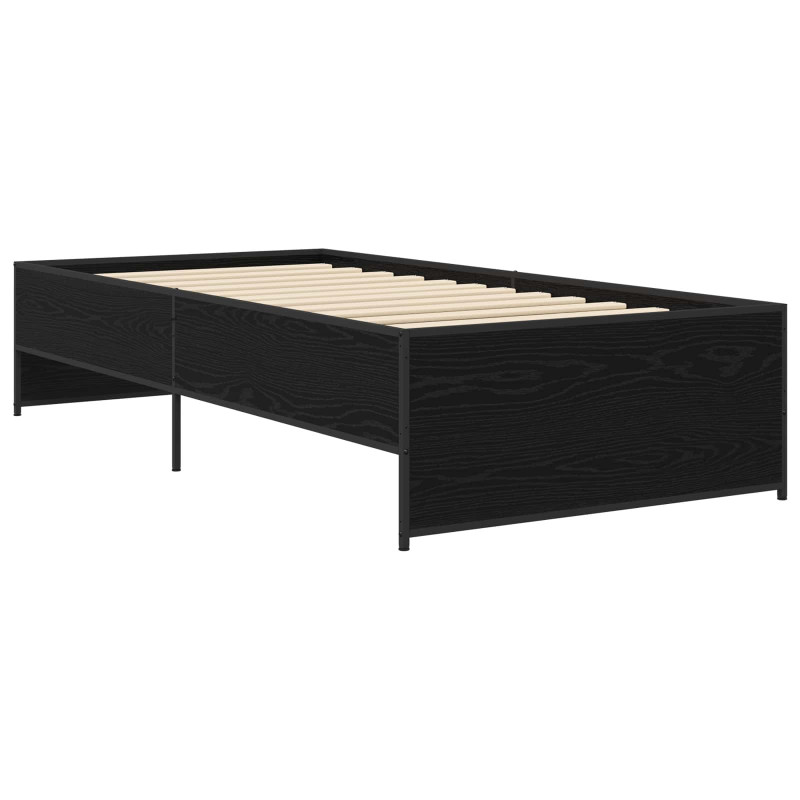 Ramka łóżka Czarny dąb 80 x 200 cm Drewno inżynieryjne