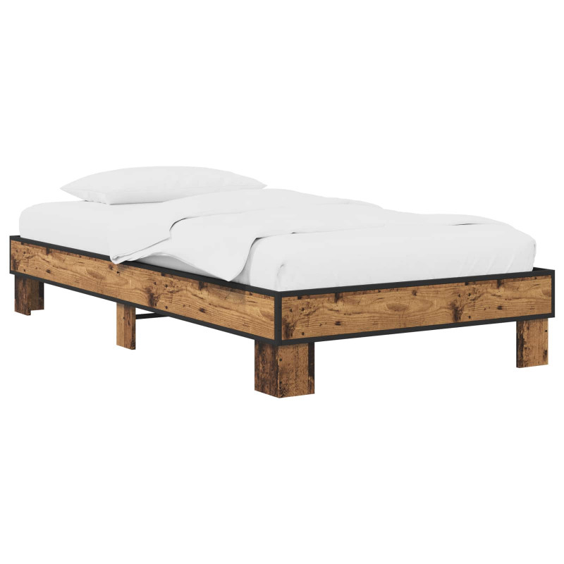Ramka łóżka Stare drewno 80 x 200 cm Drewno inżynieryjne
