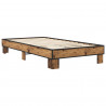 Ramka łóżka Stare drewno 80 x 200 cm Drewno inżynieryjne