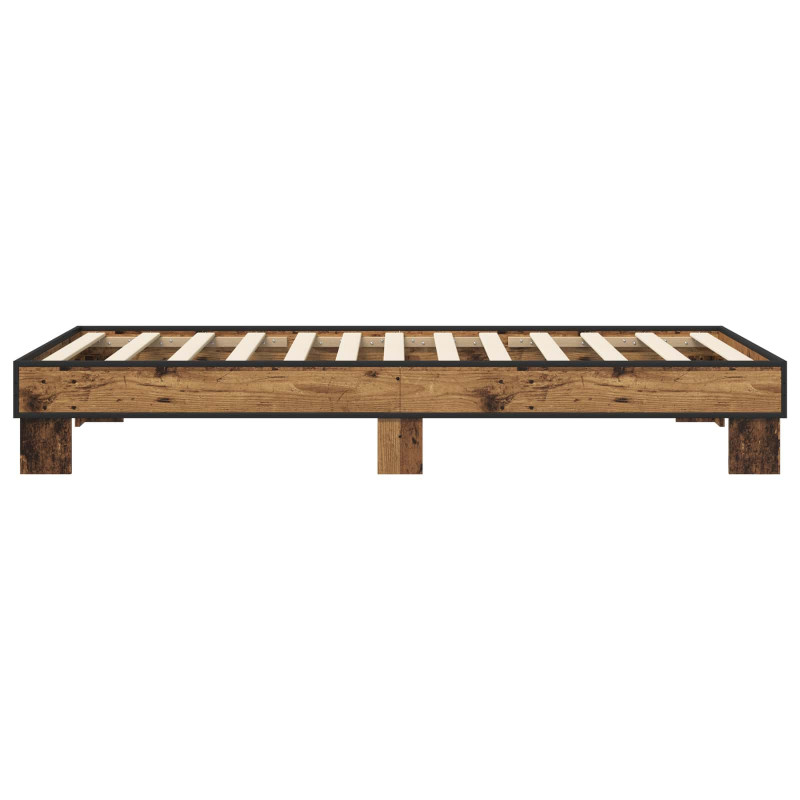 Ramka łóżka Stare drewno 80 x 200 cm Drewno inżynieryjne