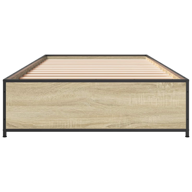 Ramka łóżka dąb Sonoma 80 x 200 cm Drewno inżynieryjne